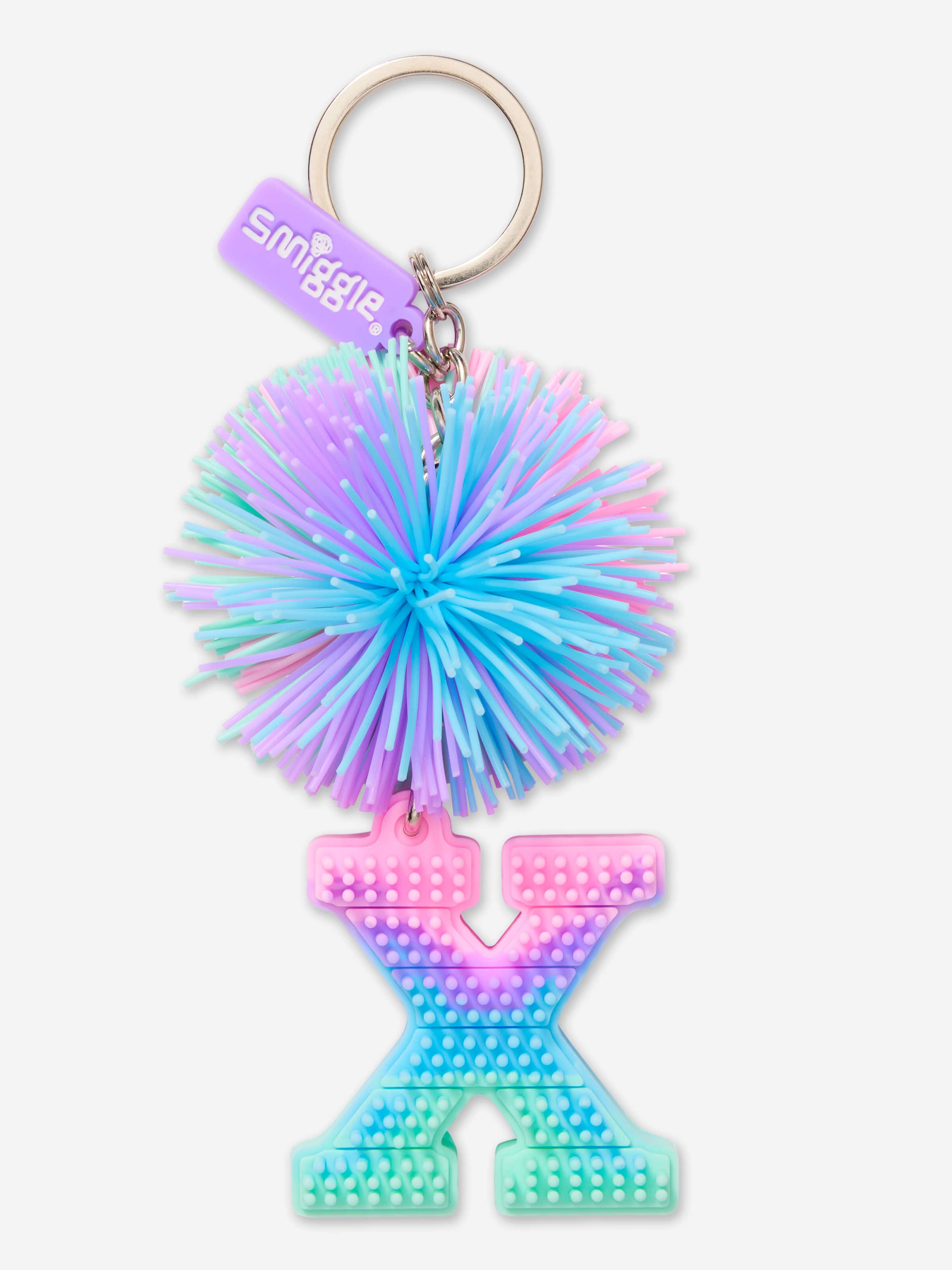 Pastel Pom Pom Scented Alphabet Bag Charm