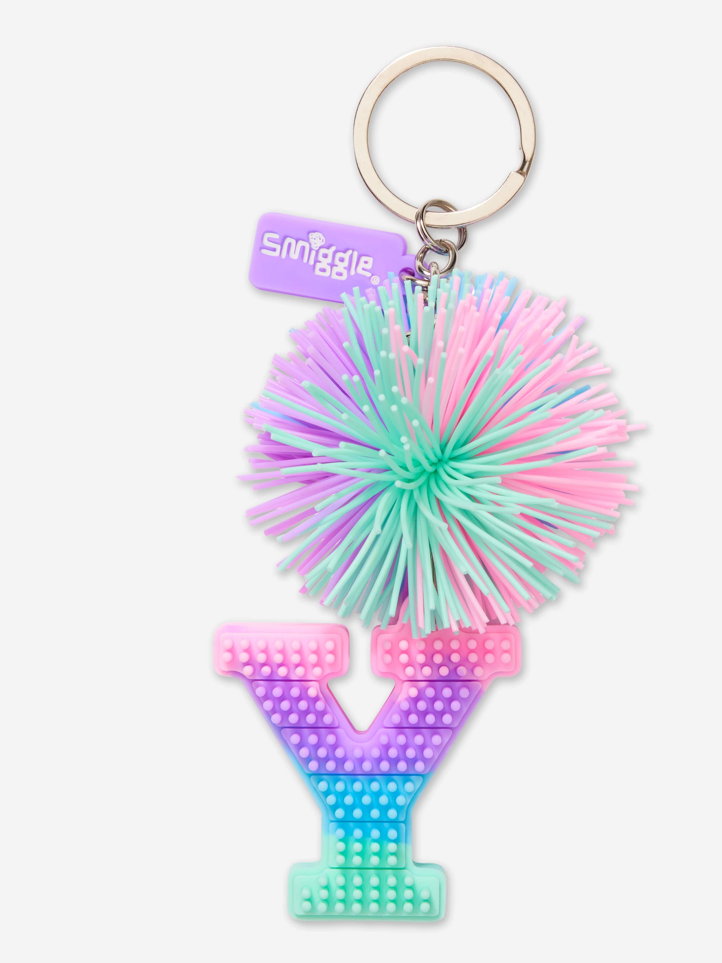 Pastel Pom Pom Scented Alphabet Bag Charm