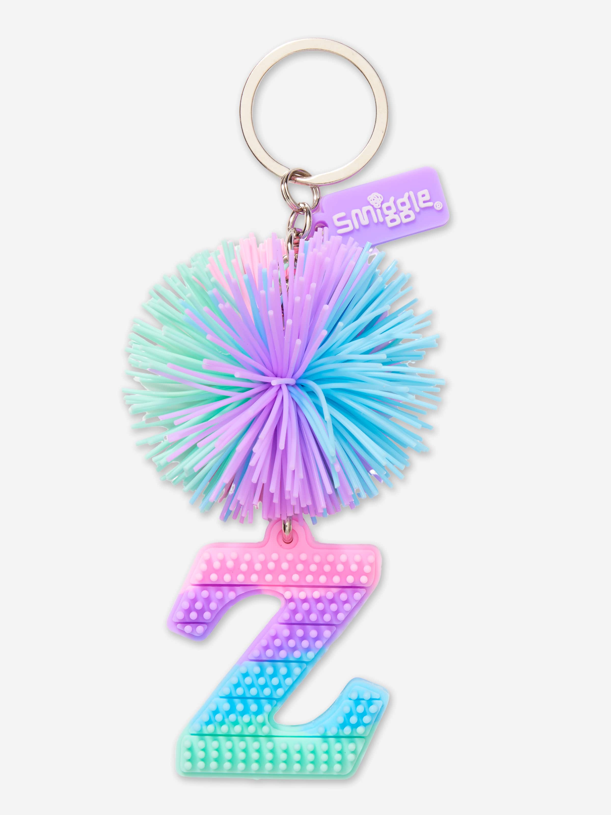 Pastel Pom Pom Scented Alphabet Bag Charm