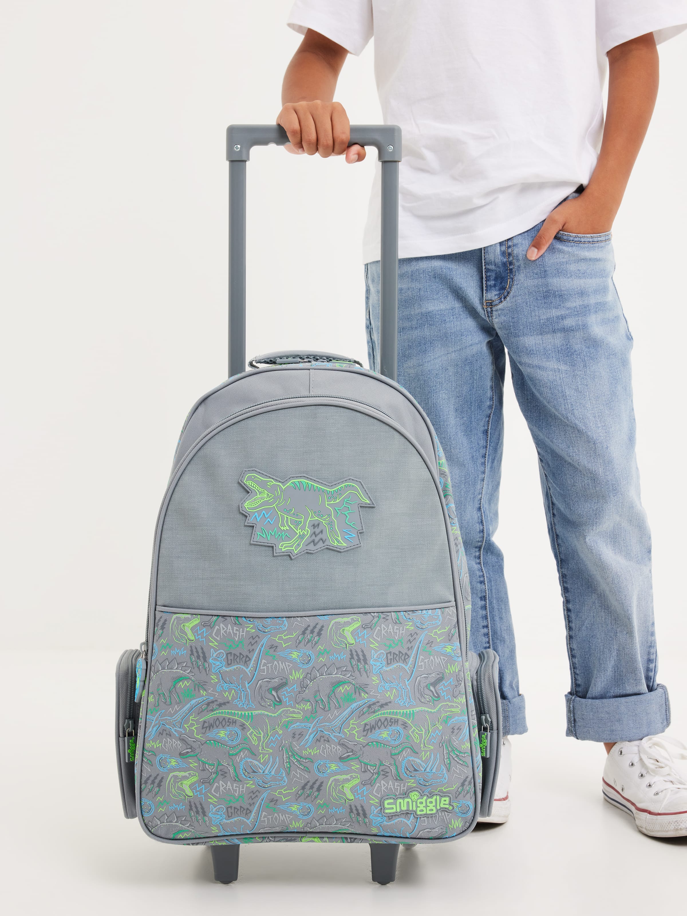 Super Charge Trolley Backpack With Light Up Wheels