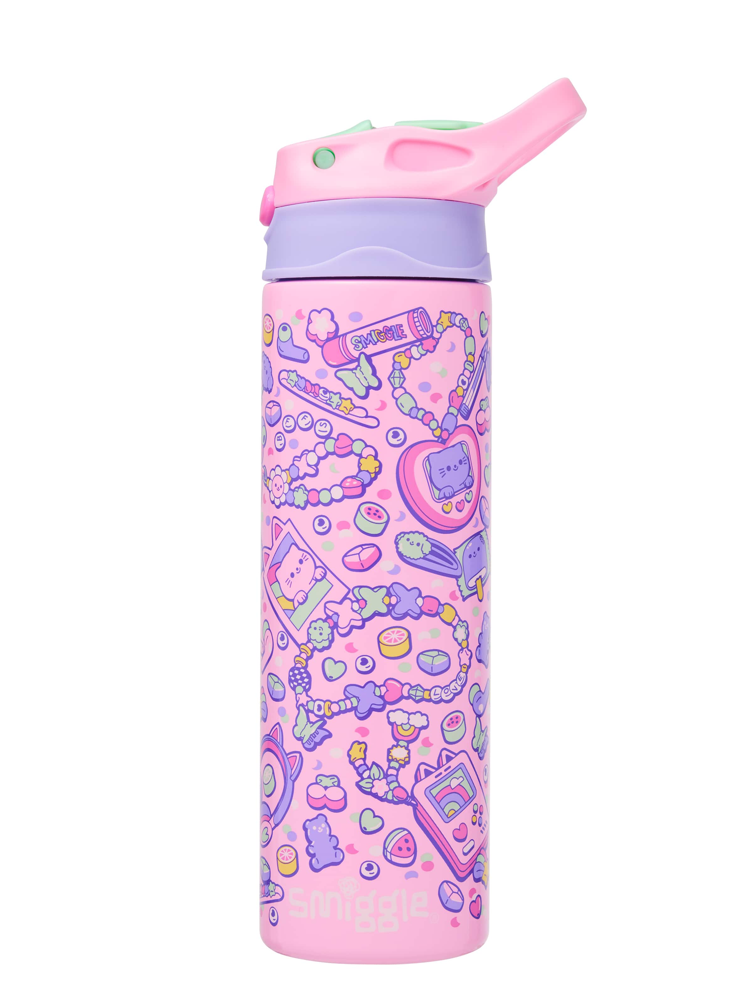 Super Charge Stainless Steel Flip Drink Bottle 520Ml
