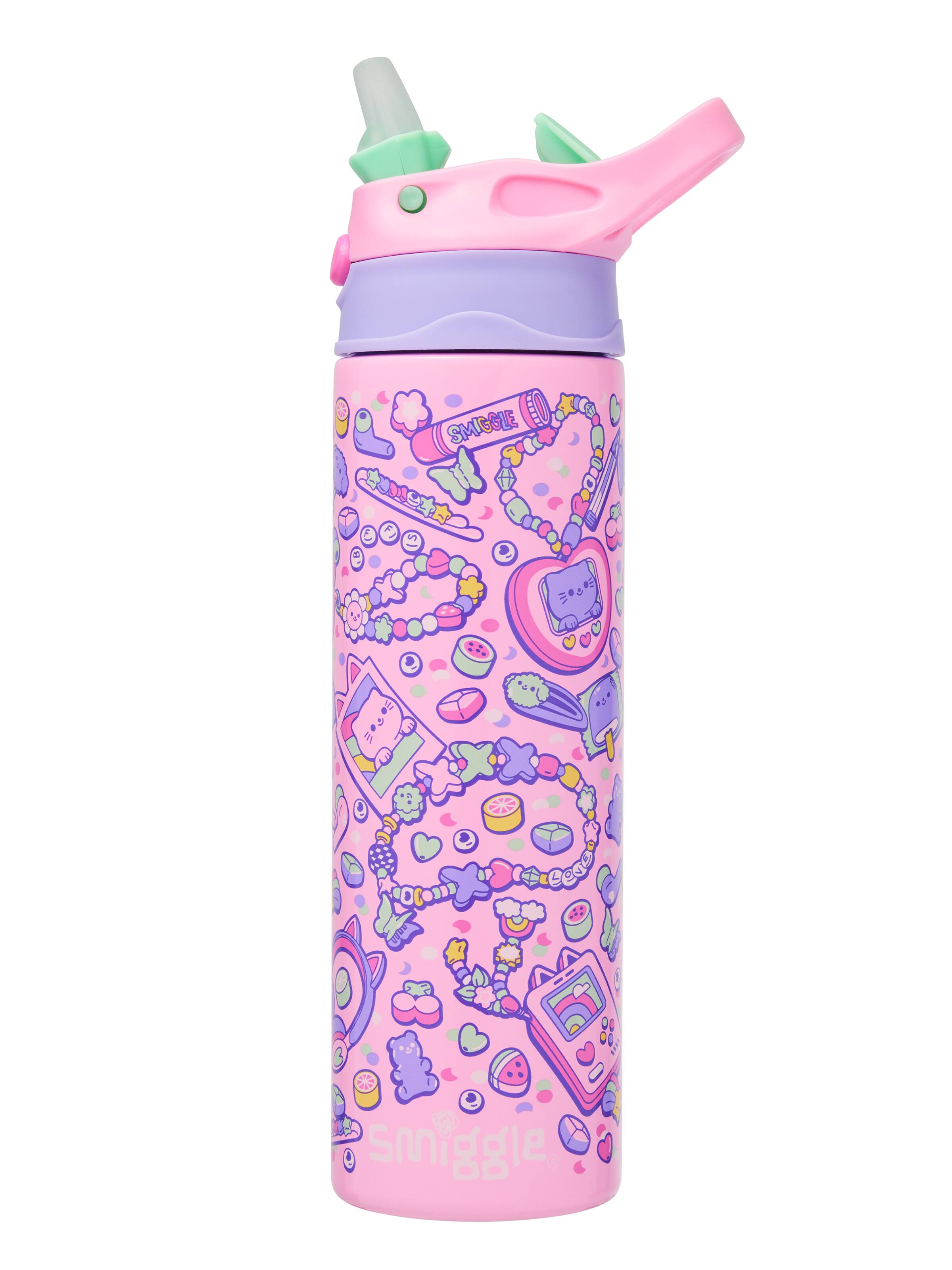 Super Charge Stainless Steel Flip Drink Bottle 520Ml