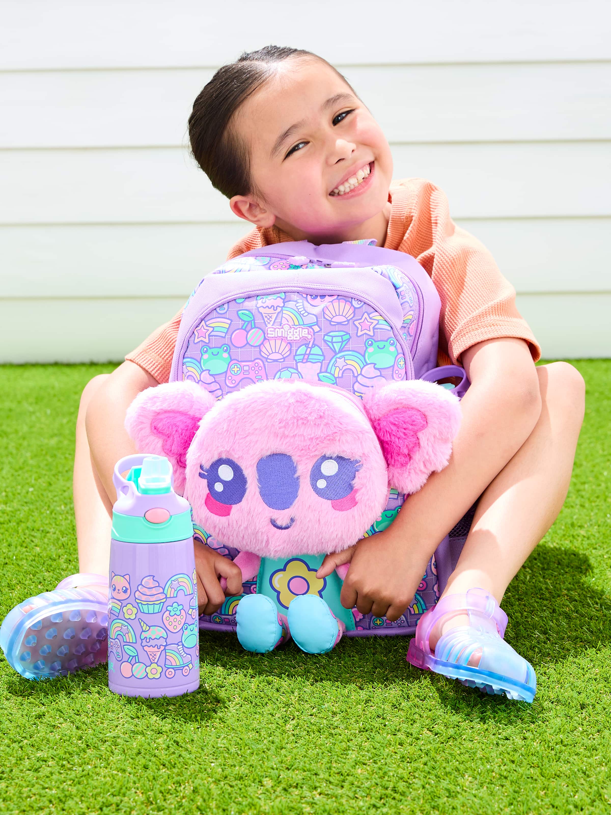 Image for Curious Junior Stainless Steel Flip Drink Bottle 400Ml from Smiggle