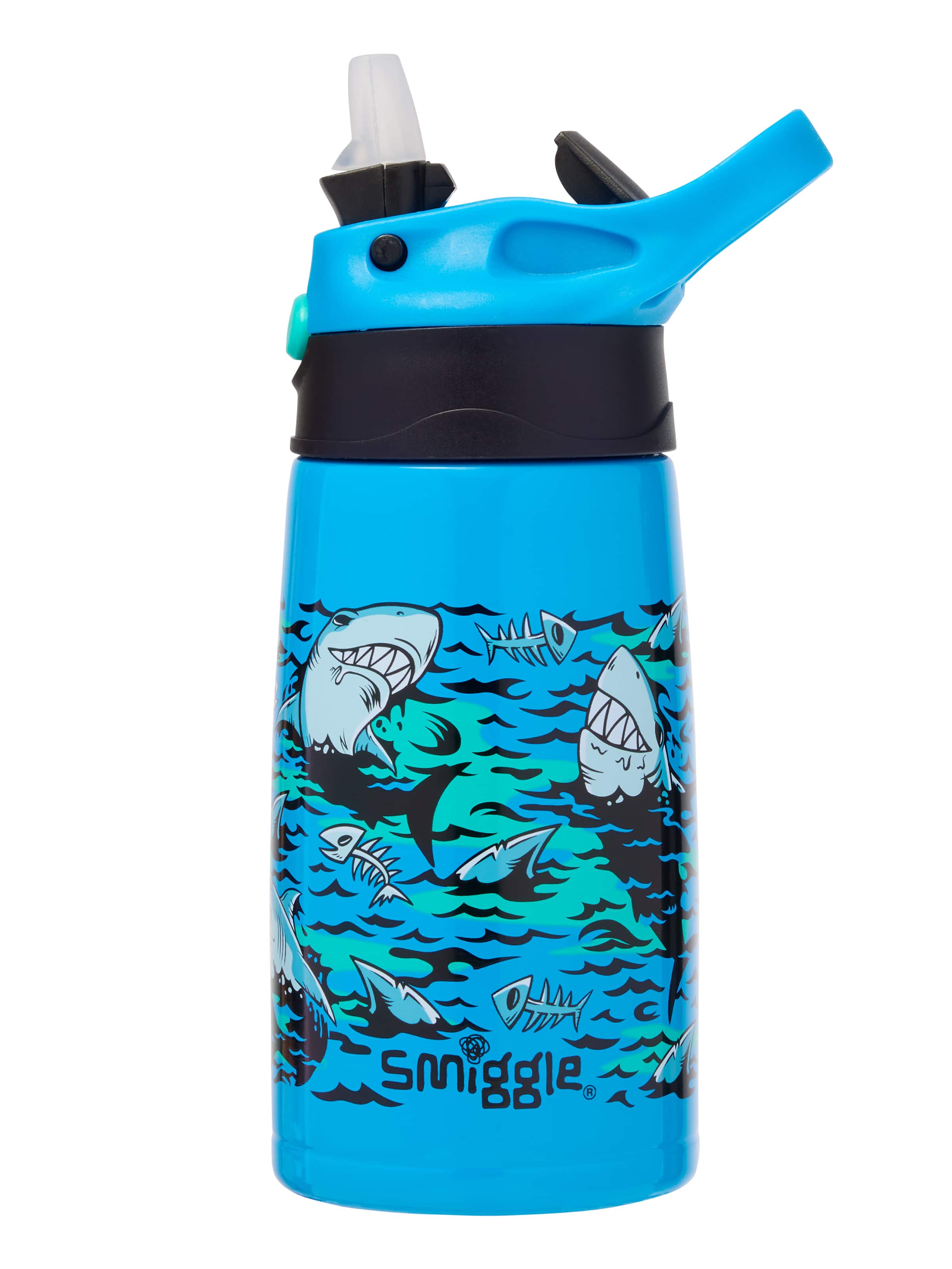 Image for Curious Junior Stainless Steel Flip Drink Bottle 400Ml from Smiggle