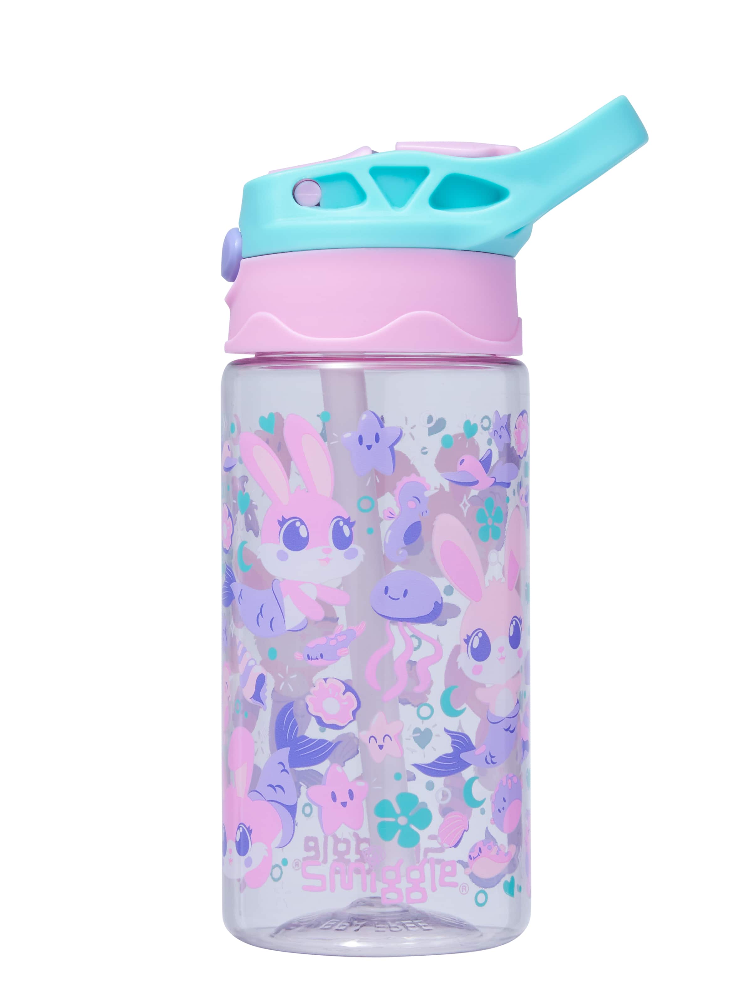Image for Curious Junior Flip Plastic Drink Bottle 430Ml from Smiggle