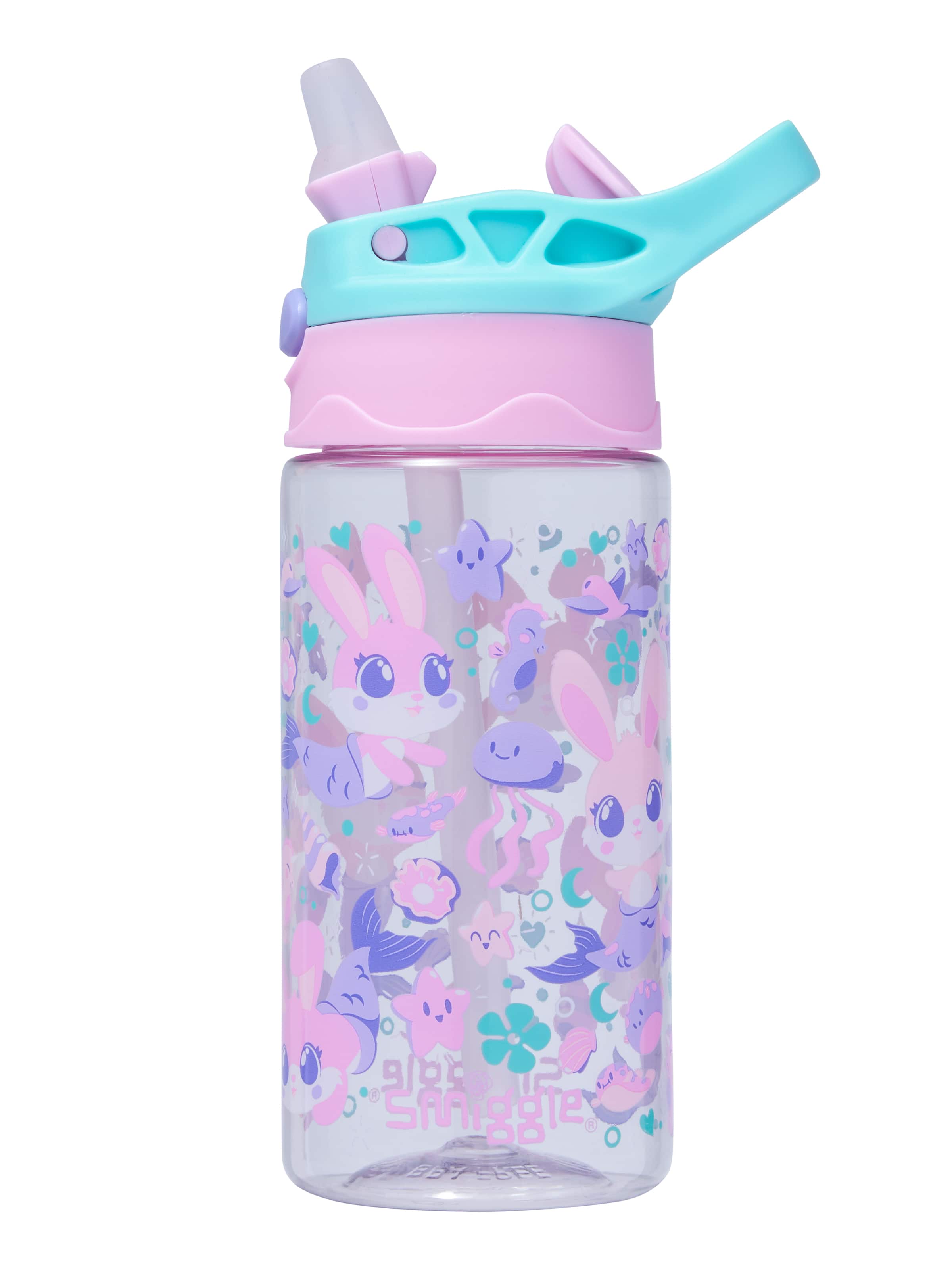 Image for Curious Junior Flip Plastic Drink Bottle 430Ml from Smiggle