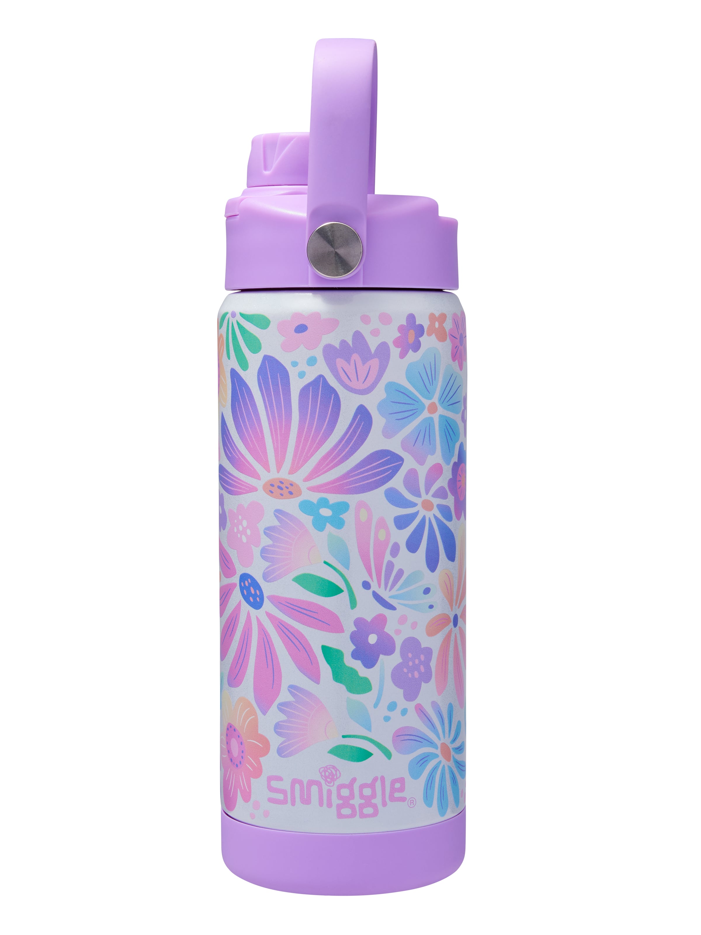 Bloom Squiggle Insulated Stainless Steel Drink Bottle 550Ml