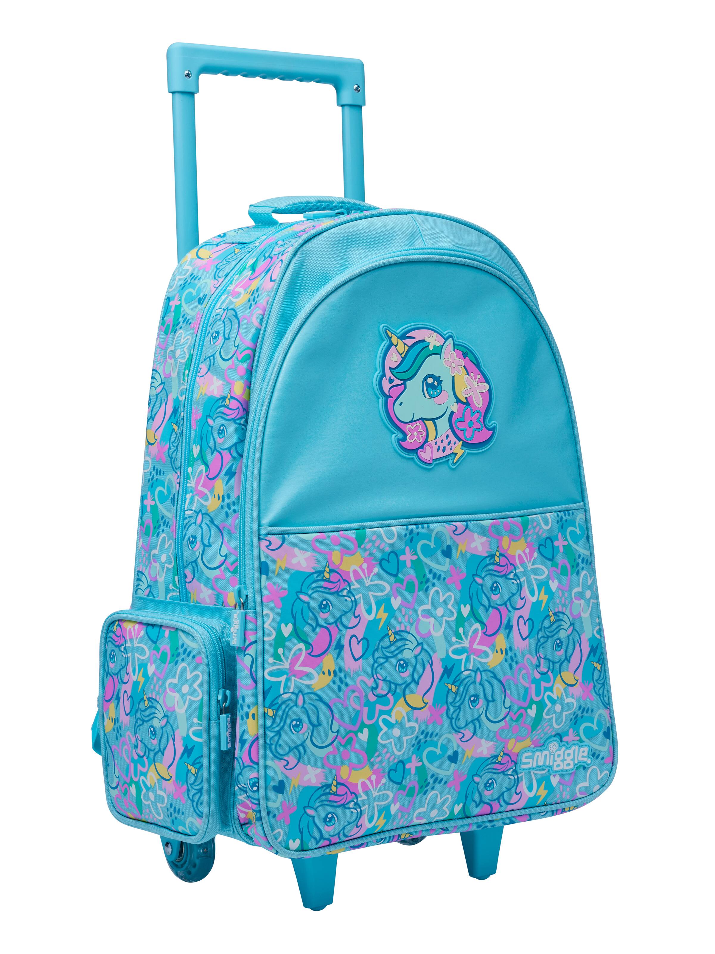 Bright Eyes Trolley Backpack With Light Up Wheels