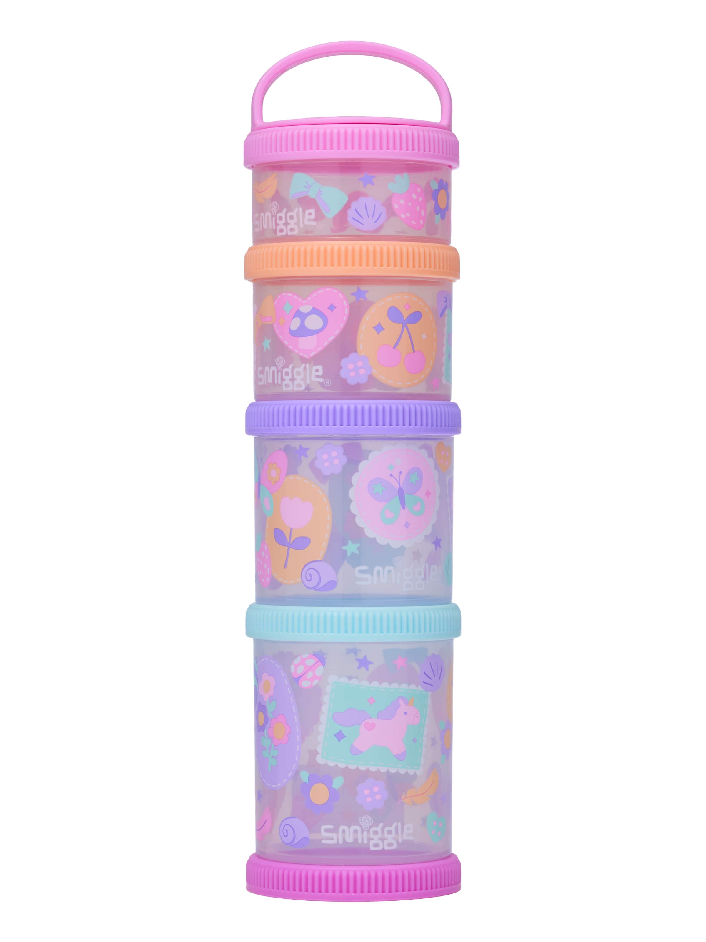 Little Journeys Snack N Stack Containers X 4
