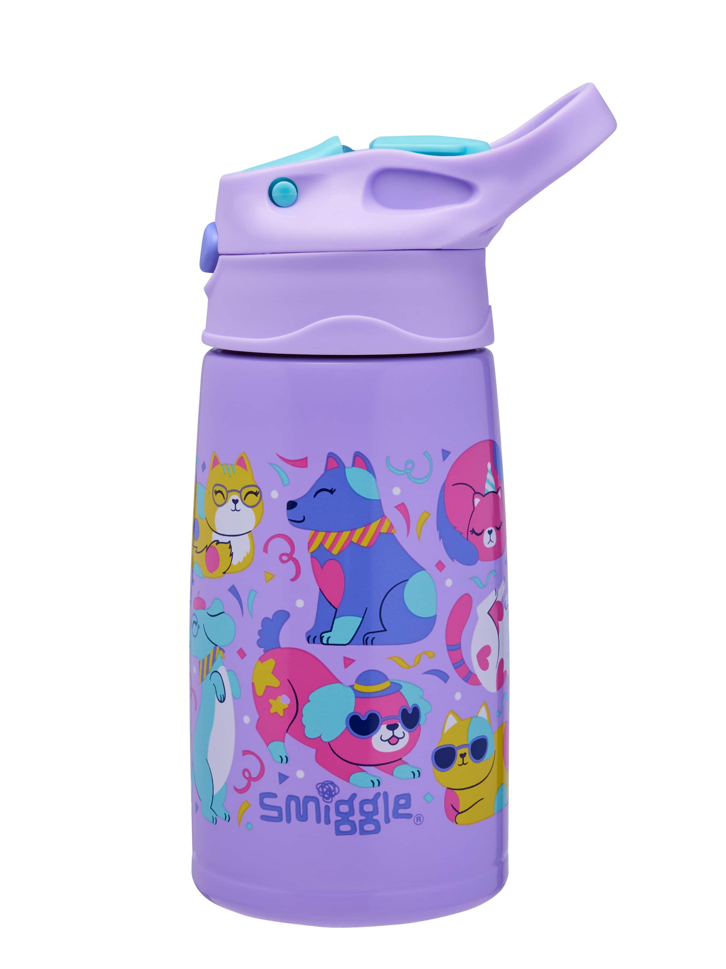 Playtime Junior Stainless Steel Flip Drink Bottle 400Ml