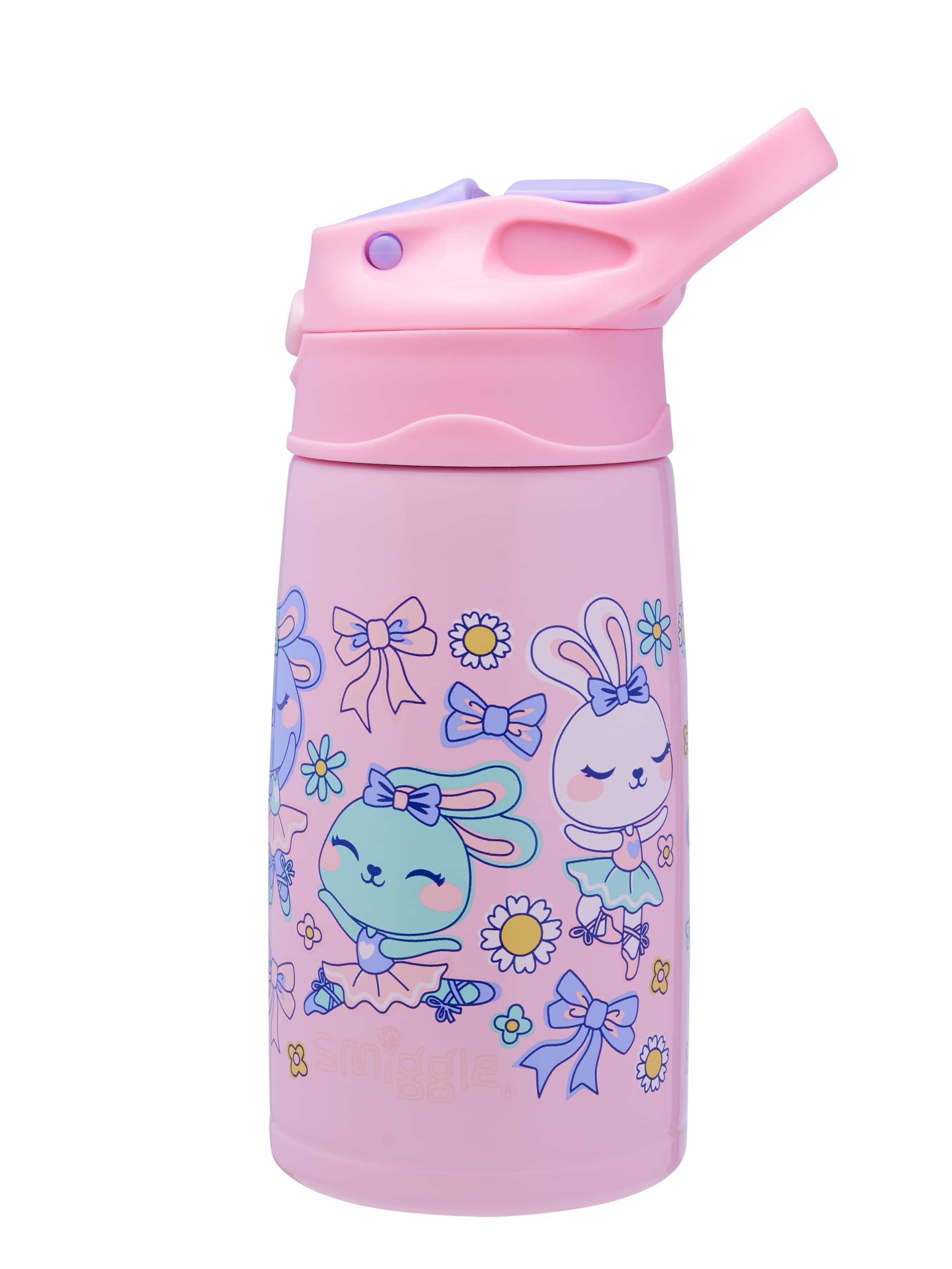 Playtime Junior Stainless Steel Flip Drink Bottle 400Ml