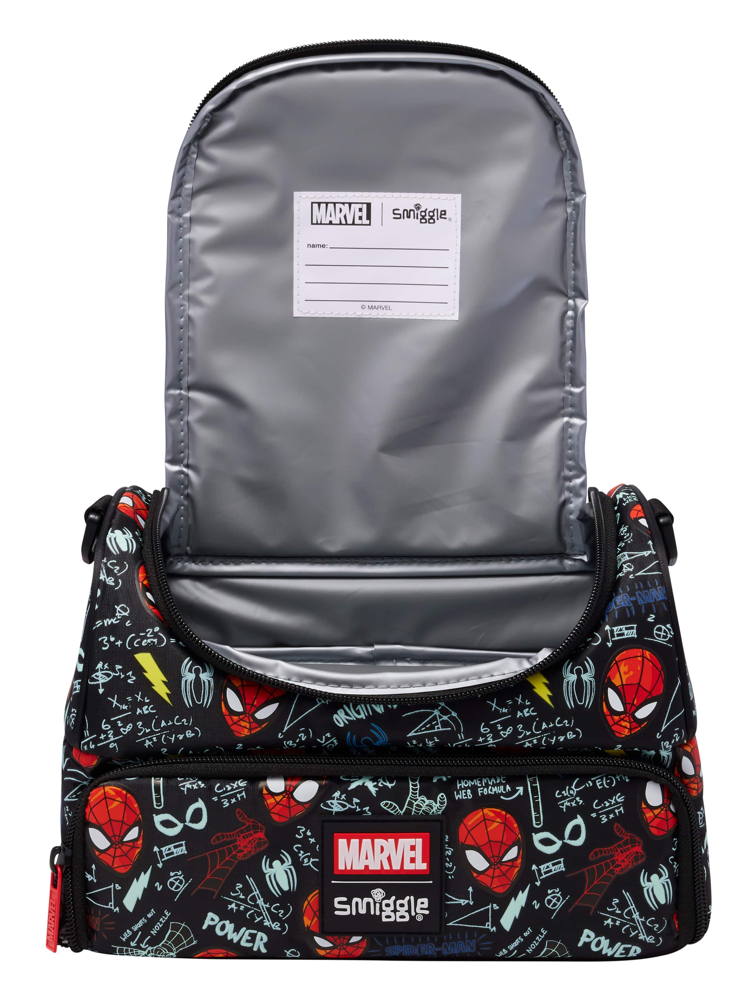 Spider-Man Dual Compartment Lunchbag With Strap