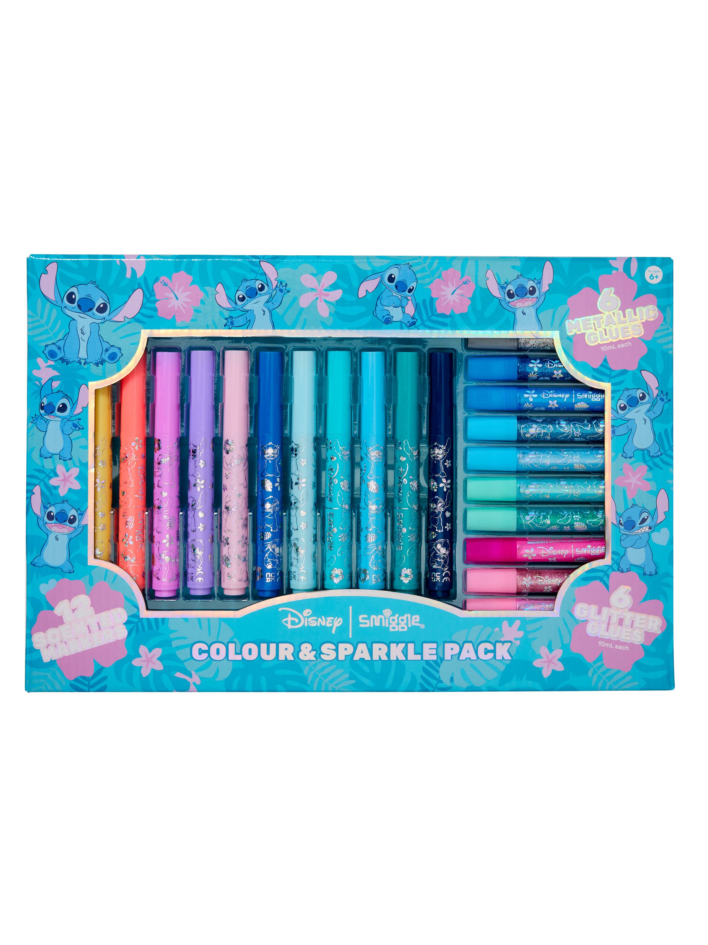 Image for Stitch Colour &amp; Sparkle Marker Pack from Smiggle