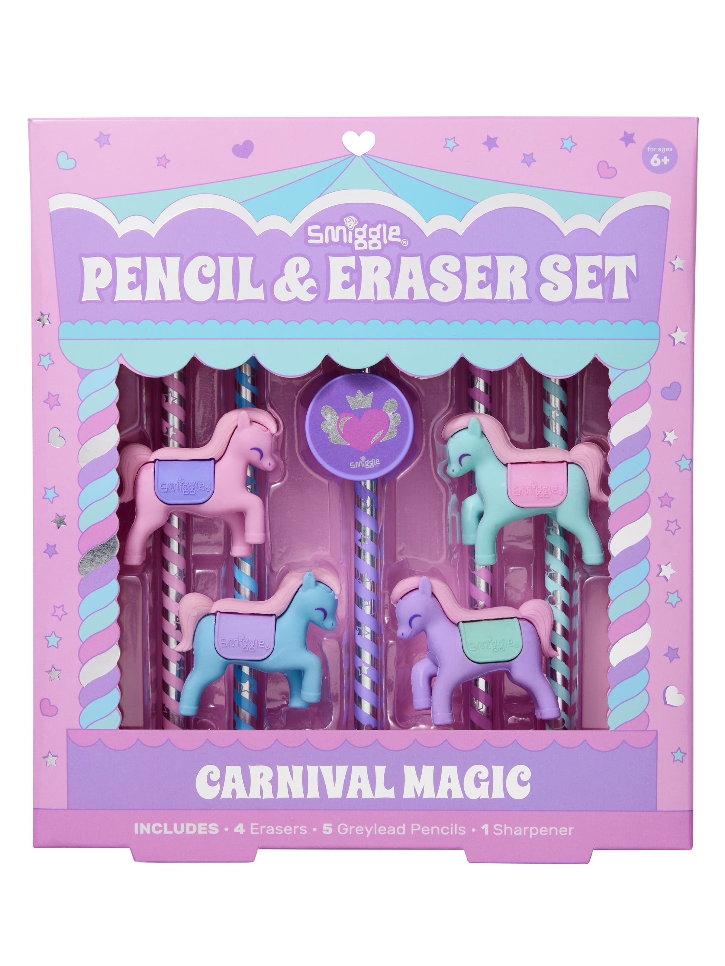 Mystical Eraser Pencil Box Set