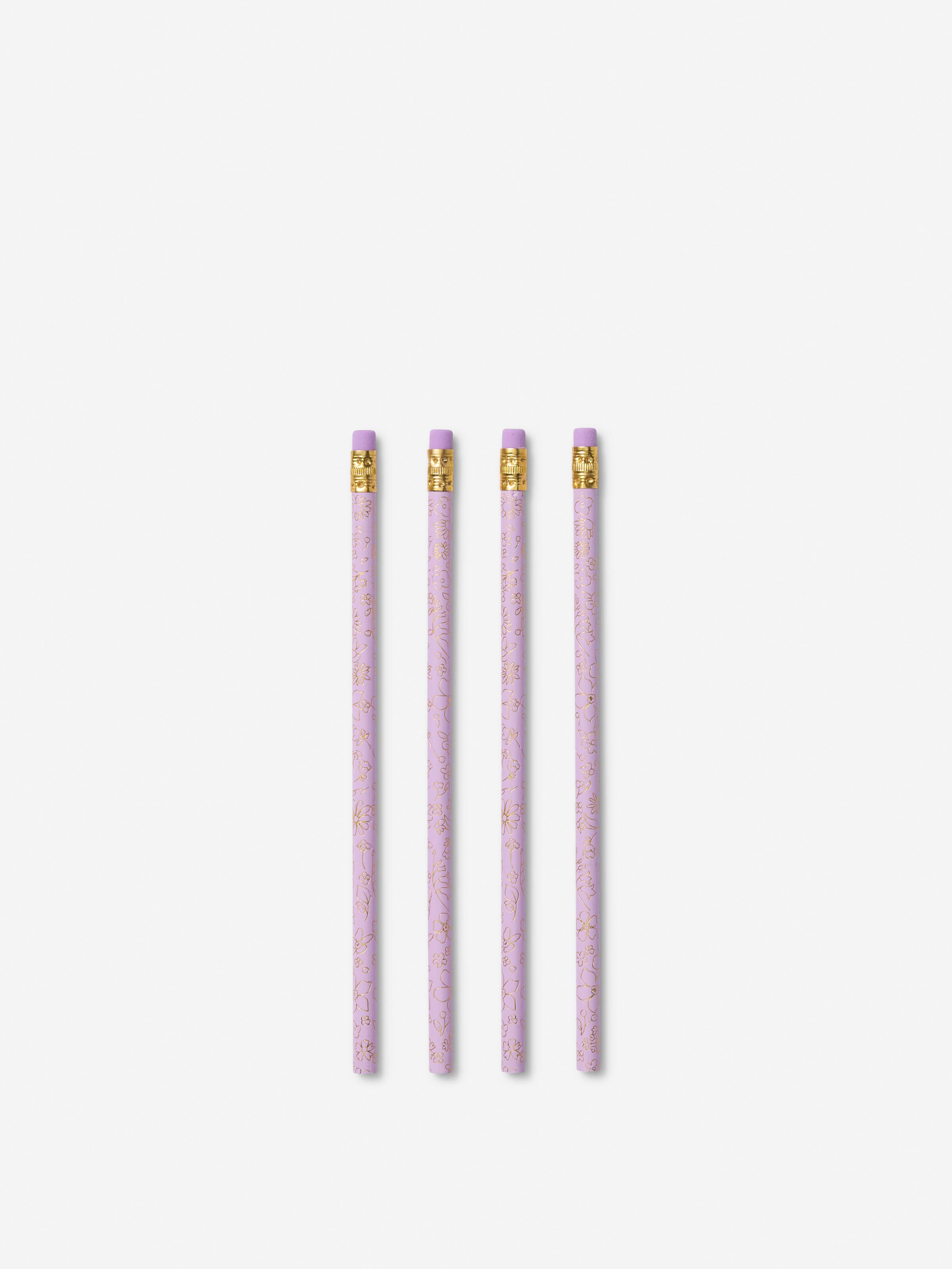 Floral Scented Pencil X4 Pack