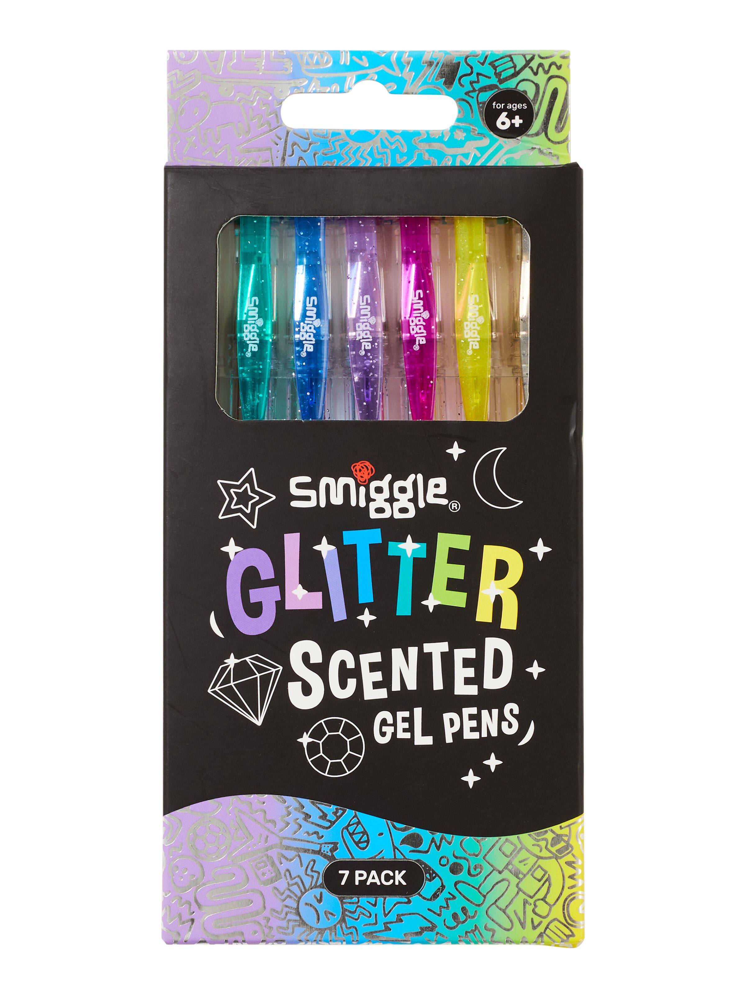 Image for Glitter Scented Gel Pens Pack X7 from Smiggle