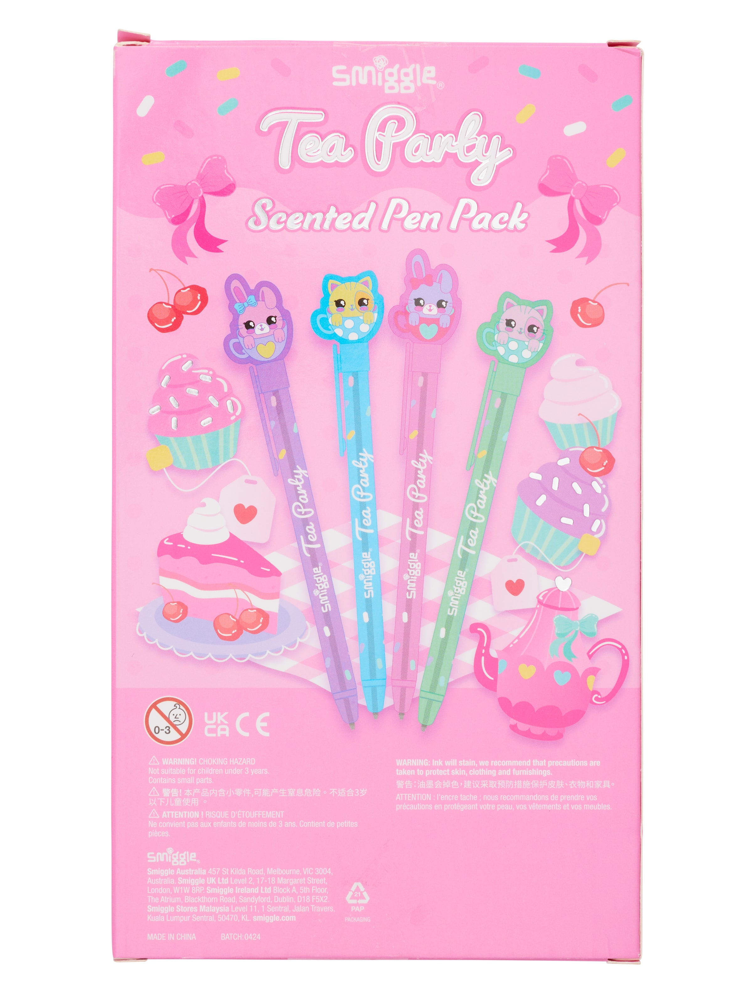 Scented Tea Party Pen Pack