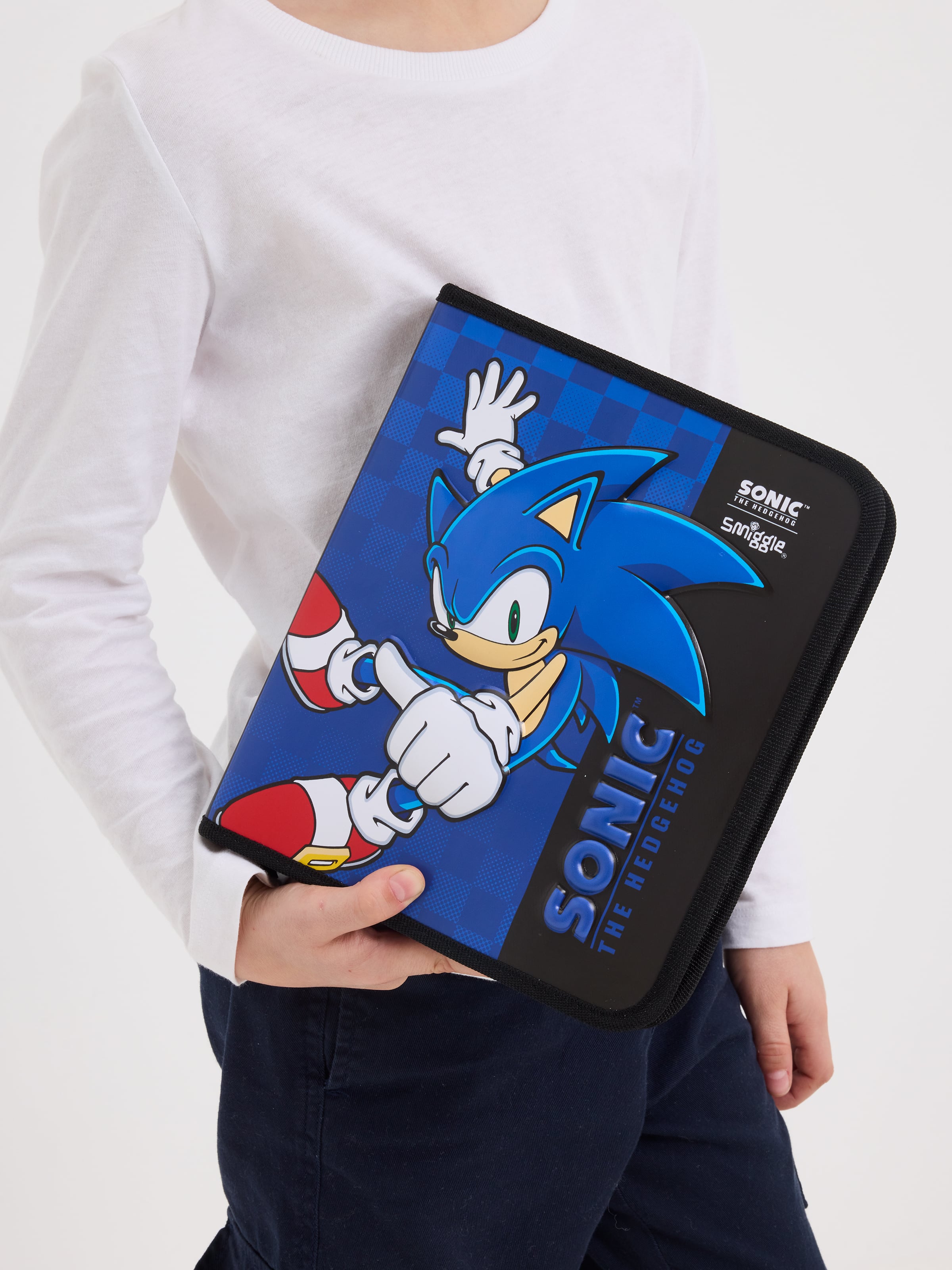 Sonic The Hedgehog Zip It Stationery Gift Pack