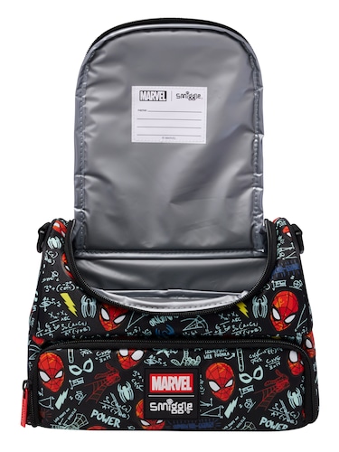 Spider-Man Dual Compartment Lunchbag With Strap                                                                                 