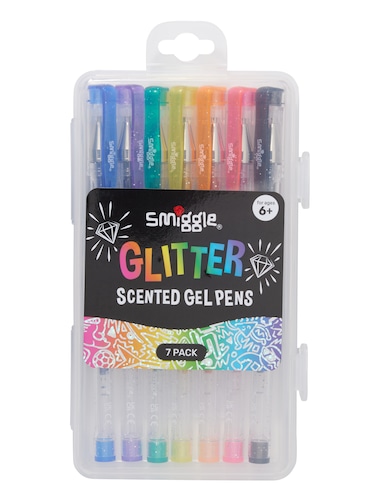 Glitter Scented Gel Pens Pack X7                                                                                                